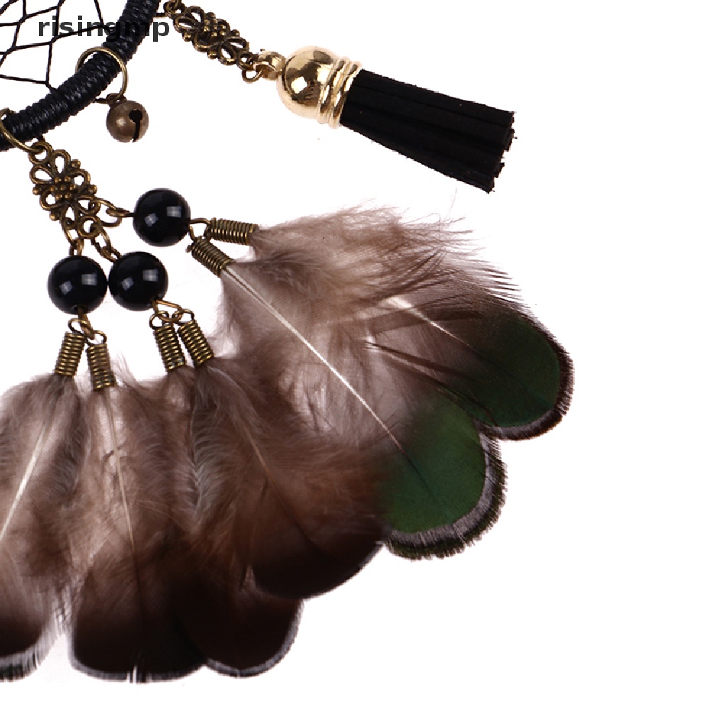 Dream Catcher Treo Tường Trang Trí Phong Cách Ấn Độ ♨Trên đó