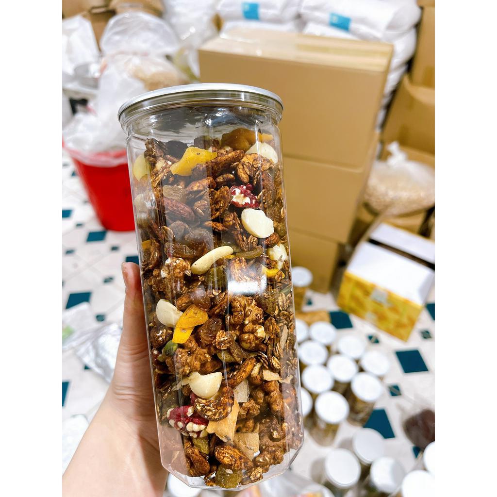 Granola Siêu hạt Macca ăn kiêng ngũ cốc giảm cân dinh dưỡng nhiều hương vị dinh dưỡng cho người tập gym, yoga, zumba