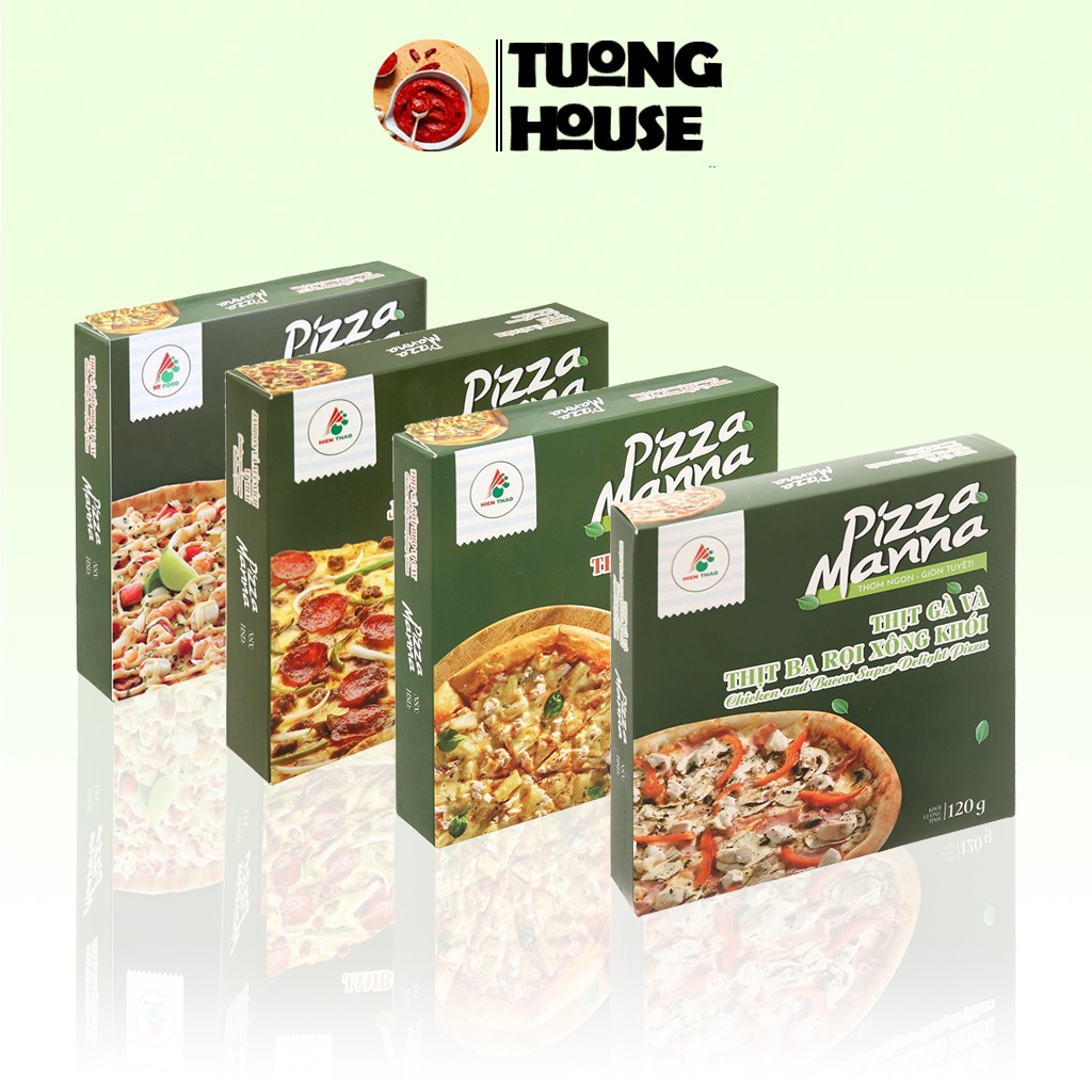 Pizza Manna - 5 vị béo thơm chuẩn vị (120g) chính hãng
