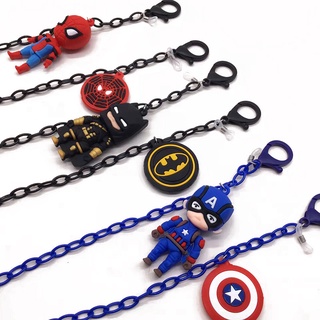 Dây đeo khẩu trang, dây giữ mắt kính chống thất lạc phong cách siêu anh hùng Marvel cho bé