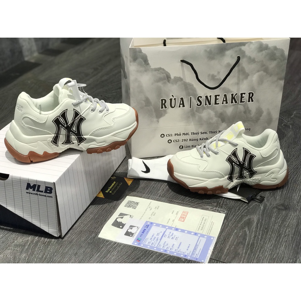 Siêu Phẩm Giày Thể Thảo Sneaker MLL.B NYY. Đế Nâu Đế Tách Lớp SIêu Xinh Cao Cấp Ảnh Thật + freeship + Tặng Tất