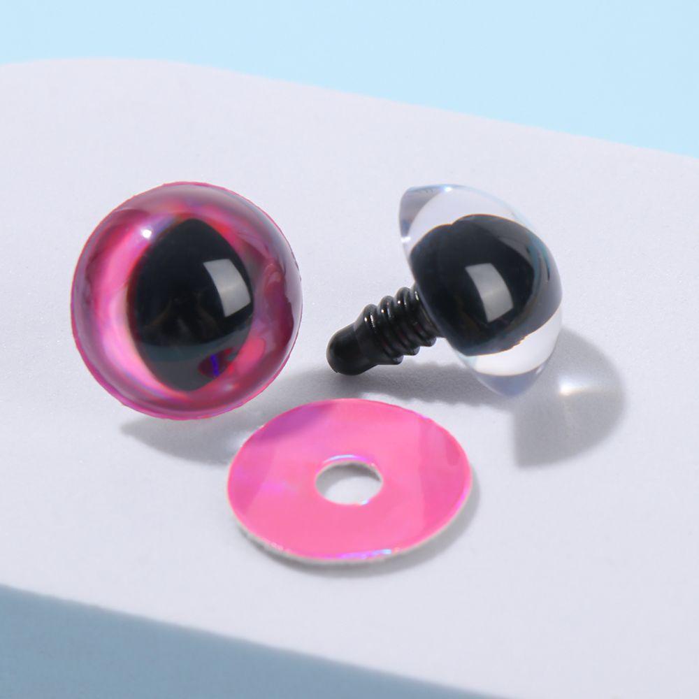 Mắt Mèo 3D 12 / 15 / 18mm Tự Làm Thú Nhồi Bông