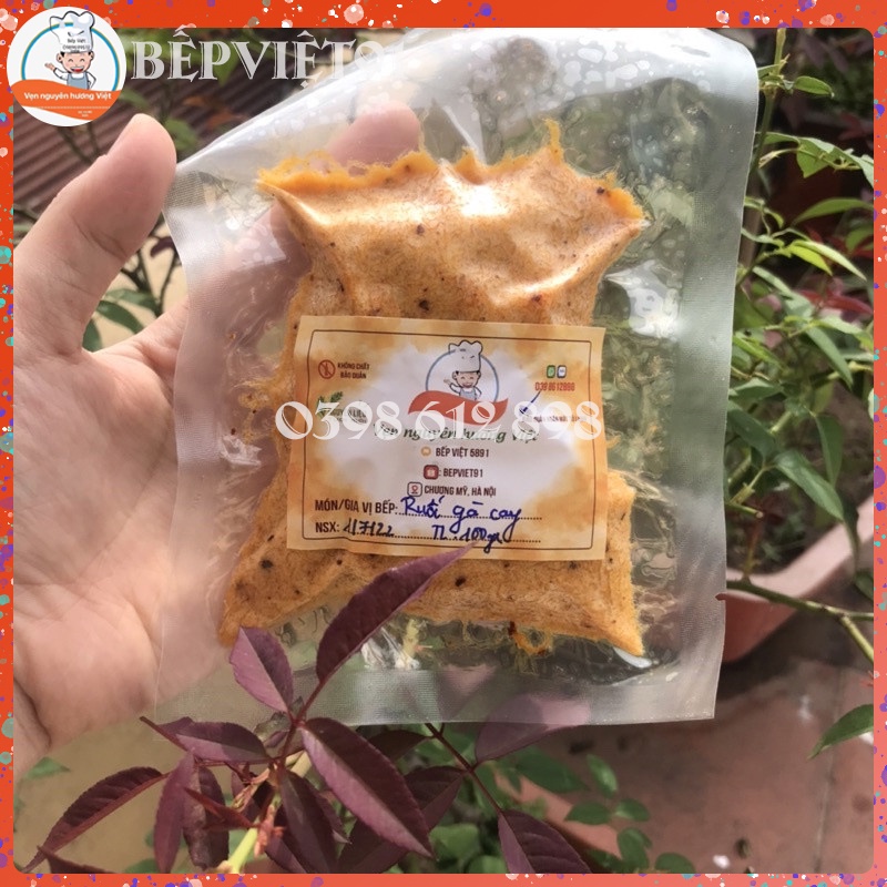 Set dùng thử Ruốc Gà- Nấm hữu cơ- Gà Nấm