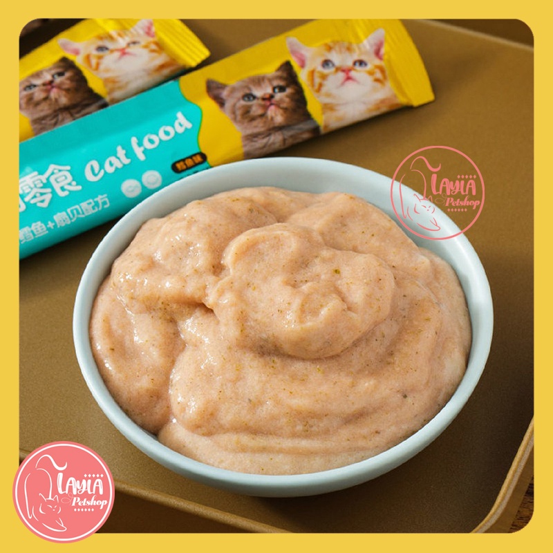 Combo 100 Thanh Súp Thưởng cho mèo Shizuka/ Cat Food