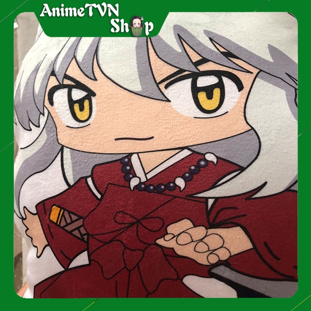 Nhồi bông in 2 mặt Anime Manga Inuyasha (Khuyển Dạ Xoa) 40 Cm - Siêu dễ thương ôm cực đã