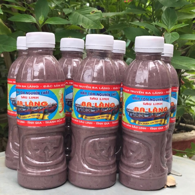 Combo 5 chai Mắm Tôm 400g Loại Ngon Ba Làng