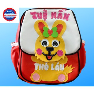 balo trẻ em hình thú có thêu tên và số điện thoại theo yêu cầu(miễn phí may tên bé).