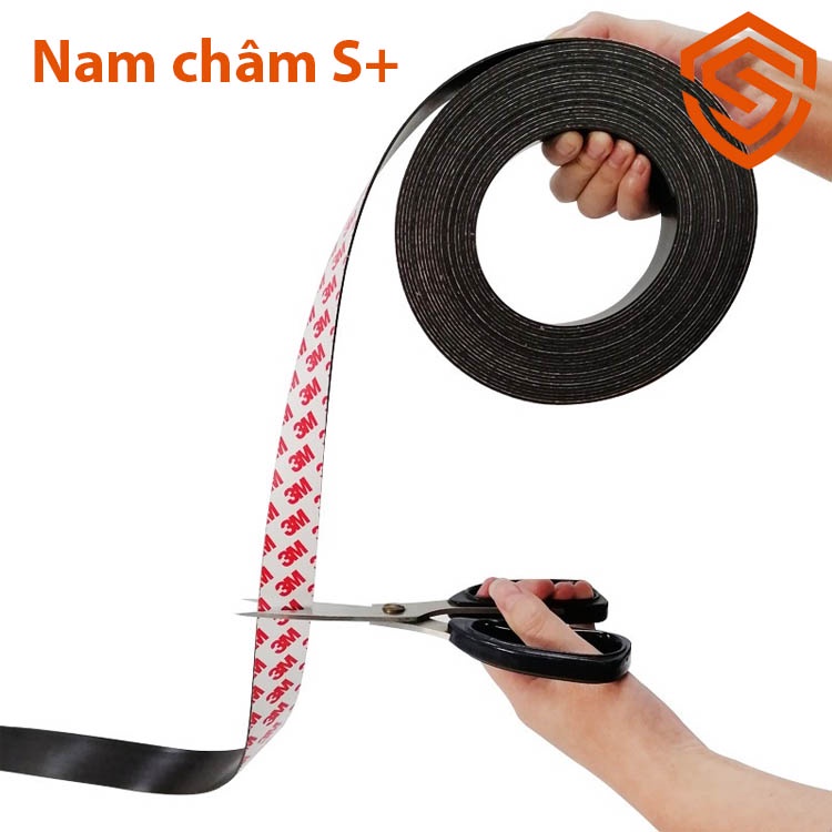 Nam châm cuộn dẻo có keo dán dính giá 1 mét