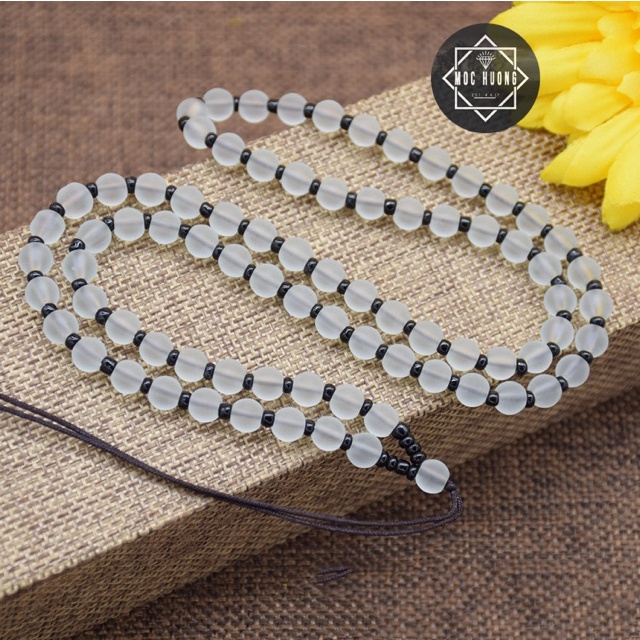 [SẬP SÀN] Dây đeo cổ tràng hạt trắng - Hàng tốt loại 1 PH122