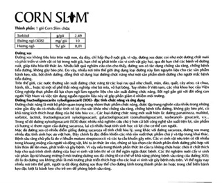 ĐƯỜNG BẮP CORN SLIM