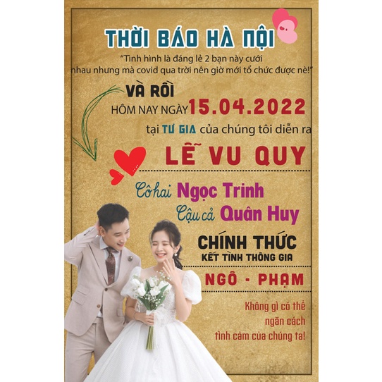 Bảng Tên Đám Cưới Để Cổng