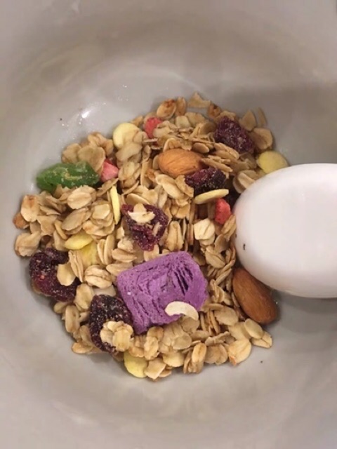 NGŨ CỐC MIX TRÁI CÂY SỮA CHUA FRUIT BAKED OATMEAL ăn k.iêng giảm c.ân siêu hót