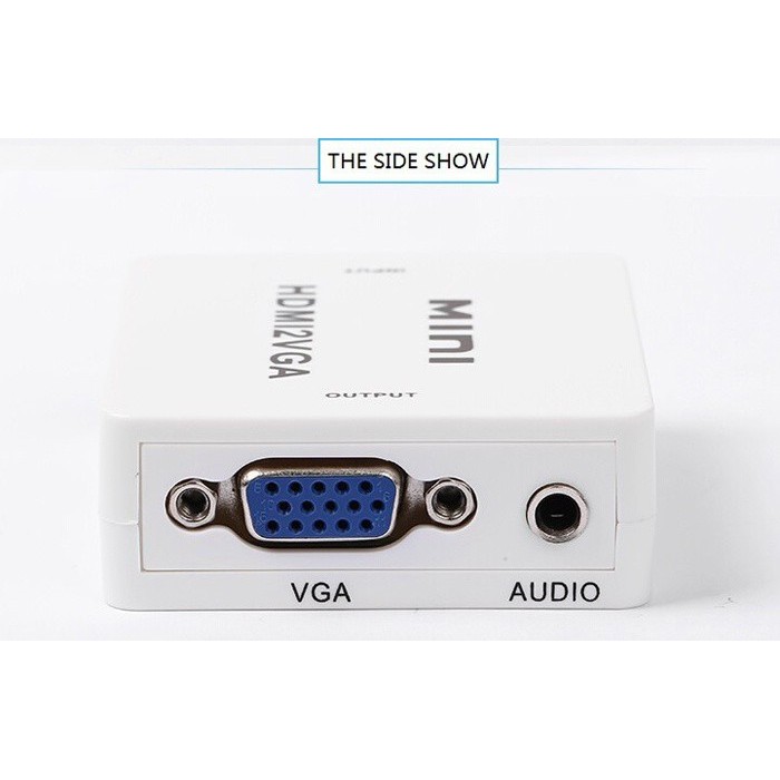 Hộp HDMI to VGA converter HDMI2VGA Giá rẻ