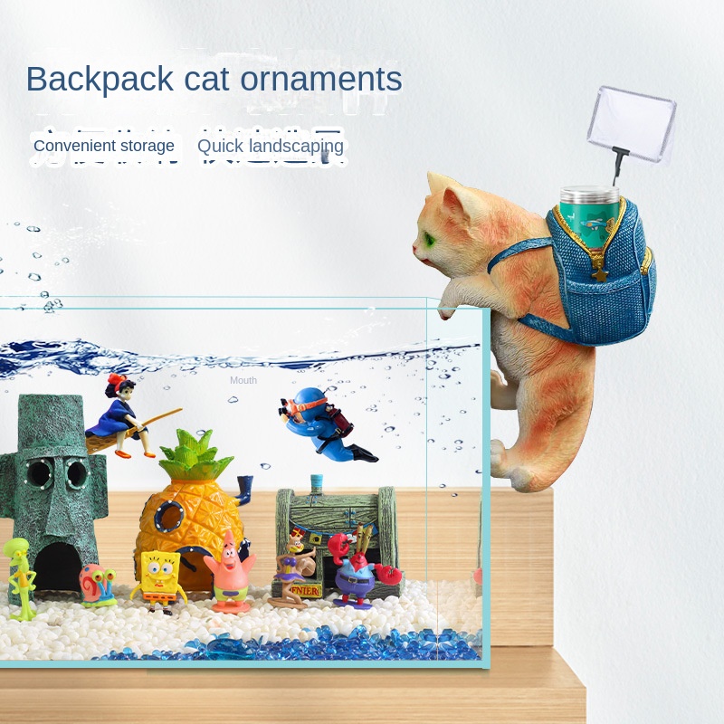 Chậu Cây Hình Mèo Bằng Resin Dễ Thương Dùng Trang Trí Sân Vườn