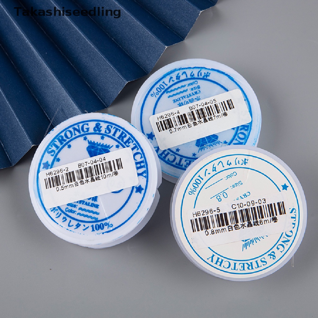 Cuộn Dây Làm Trang Sức Co Giãn Trong Suốt 0.4-1mm 12-5M