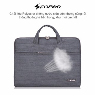 Túi xách chống sốc macbook, laptop chính hãng fopati 2018