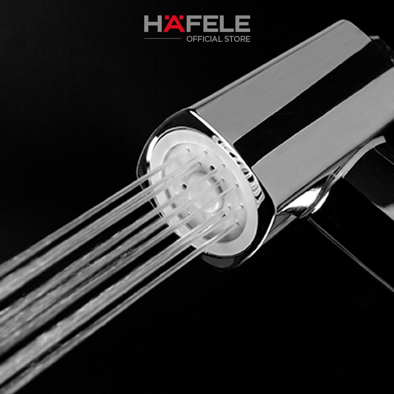 Vòi xịt vệ sinh có giá đỡ và dây cấp Chiba Hafele 589.34.921