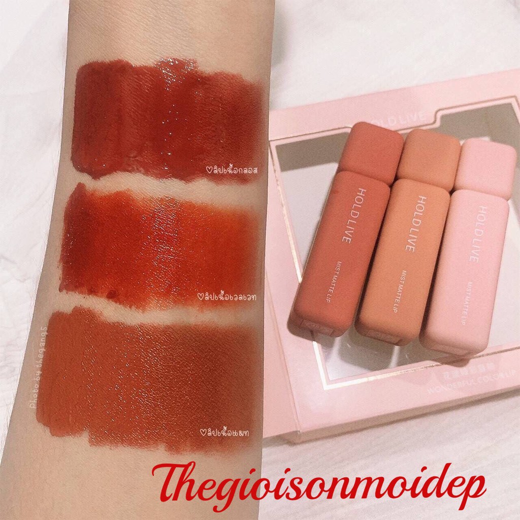 Set 3 Son Kem HOLD LIVE Wonderful Color Lip