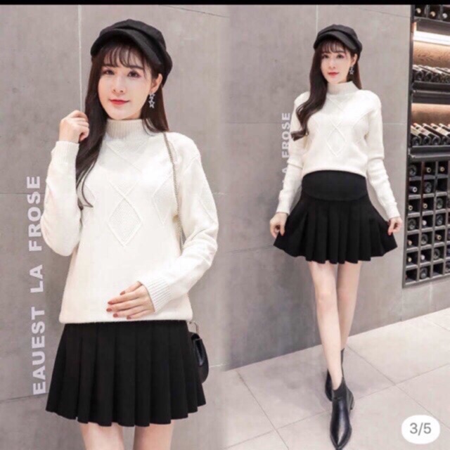 Chân Váy Bầu Xếp Ly Hàng Đẹp