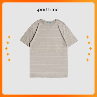 Parttime Store™Áo Thun Unisex Tay Ngắn Cổ Tròn 100% Cotton Thoáng Mát - Pencil Striped Tee designed By Edition