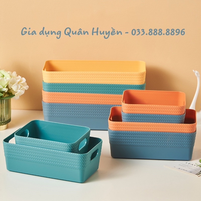 THÙNG NHỰA, GIỎ ĐỰNG ĐỒ PHONG CÁCH HÀN QUỐC ĐỦ SIZE MẪU MỚI