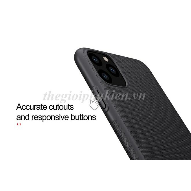 Ốp lưng iPhone 11, iPhone 11 Pro, iPhone 11 Pro Max chính hãng Nillkin dạng sần