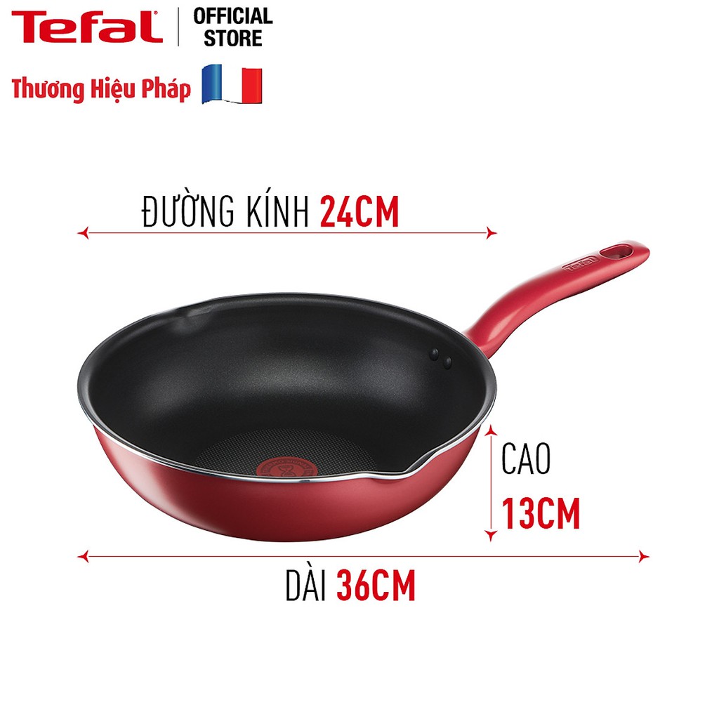 Chảo chiên lòng sâu chống dính Tefal So Chef 28cm (G1358695)