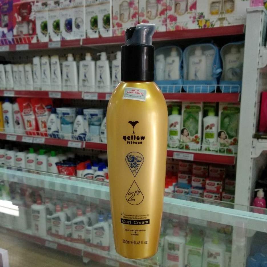 Gel-Wax Kem Giữ Nếp Tóc Xoăn Yellow Fifteen 2+ 250ml