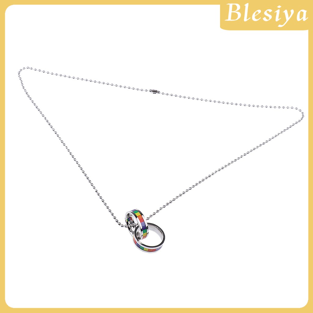 Vòng cổ Mặt Nhẫn Cầu Vồng LGBT