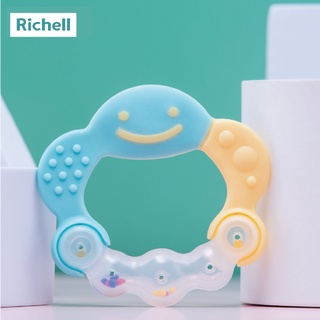 Xúc xắc gặm nướu Richell tròn (xanh)