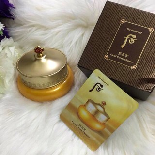 10 gói Kem tẩy trang Whoo vàng Cream Cleanser
