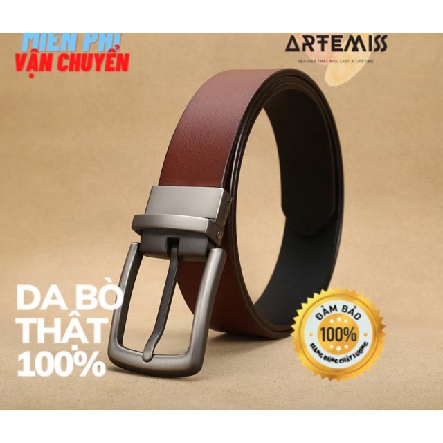 Thắt lưng nam ⚡FREESHIP⚡da bò thật 100% mặt thép cổ điển lịch lãm Lịch lãm, phong cách, bền đẹp. BH 12t Tặng Vớ nam Z972