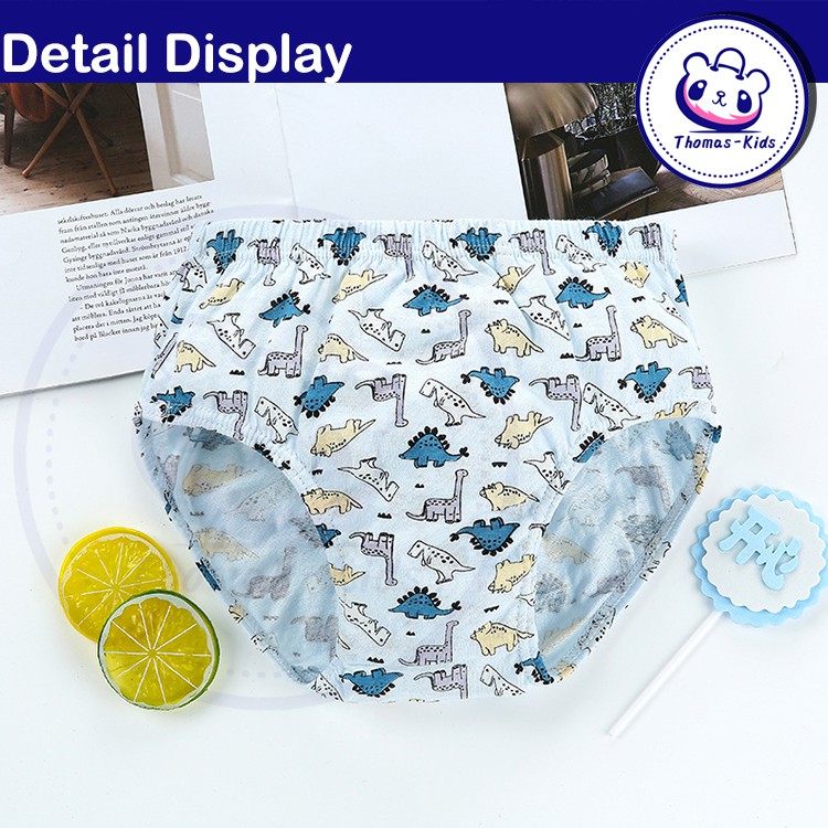 5 Quần lót B159 hình tam giác 80-160cm phong cách Hàn Quốc dành cho bé trai