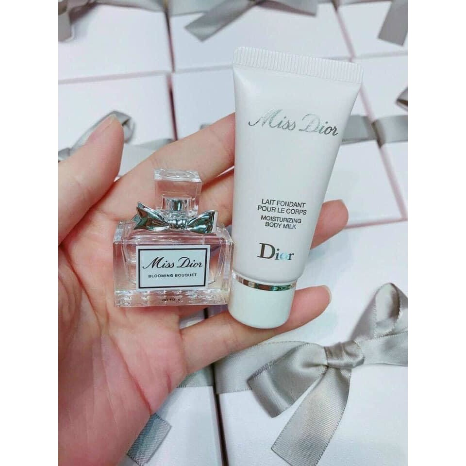 SET QUÀ TẶNG DIOR EDT - NƯỚC HOA MISS DIOR 5ML + DƯỠNG THỂ BODY 20ML CÙNG MÙI HƯƠNG