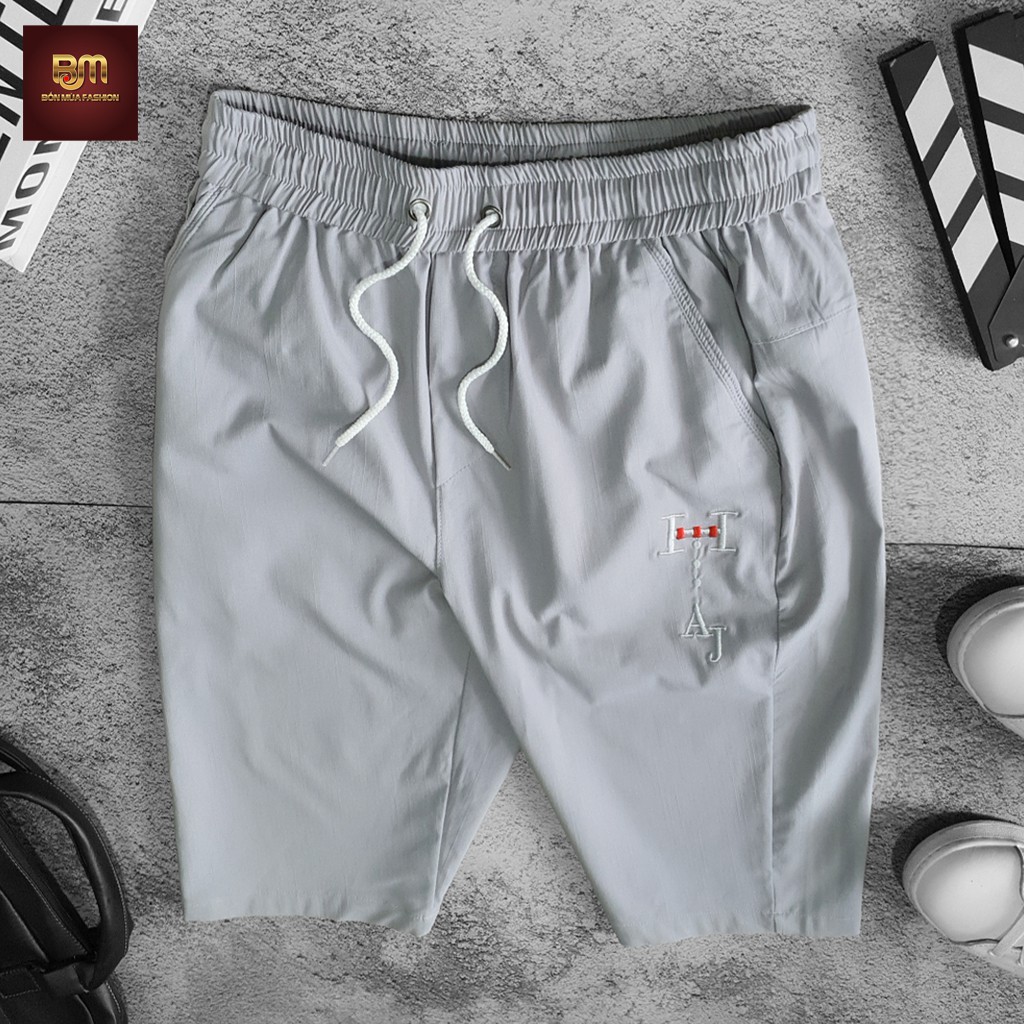 Quần Short nam siêu mát chất đũi Thái co giãn tốt, chống nhăn, thích hợp mặc nhà, đi chơi, dạo phố, QS216 | BigBuy360 - bigbuy360.vn