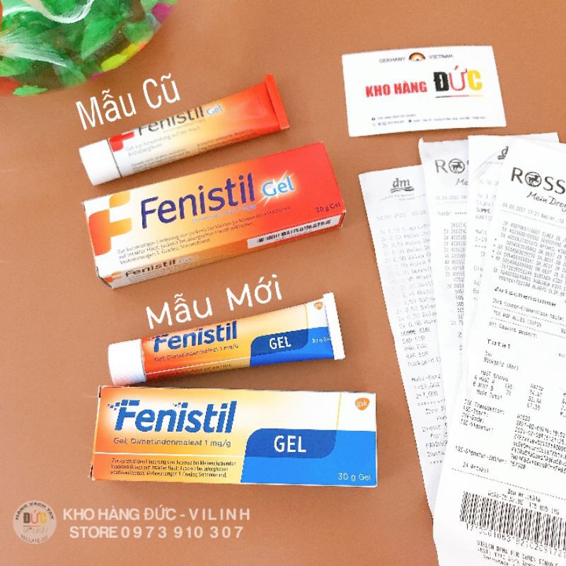 FENISTIL GEL (30G) CHUYÊN LÀM DỊU VẾT ☘CÔN TRÙNG CẮN☘VẾT BỎNG &amp; NGỨA☘ĐAU RÁT