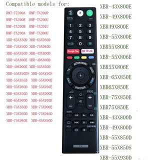Điều Khiển Từ Xa Thay Thế RMF-TX200P Cho TV Sony 4K Ultra HD Smart LED TV KDL-50W850C XBR-43X800E RMF-TX300U XBR-43X800E XBR-49X800E XBR49X800E XBR-55X800E