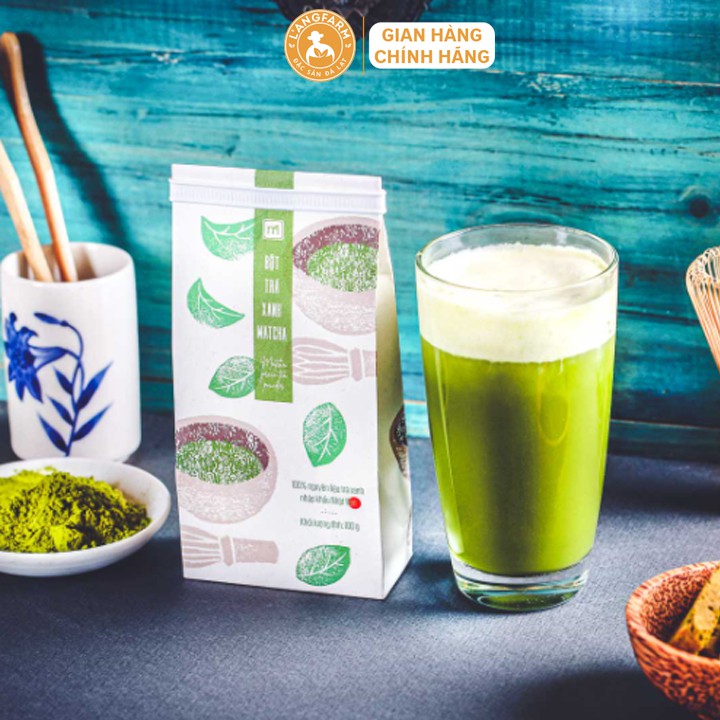 Bột trà xanh matcha L'angfarm, Bịch 100g Thương Hiệu Matchi Matcha