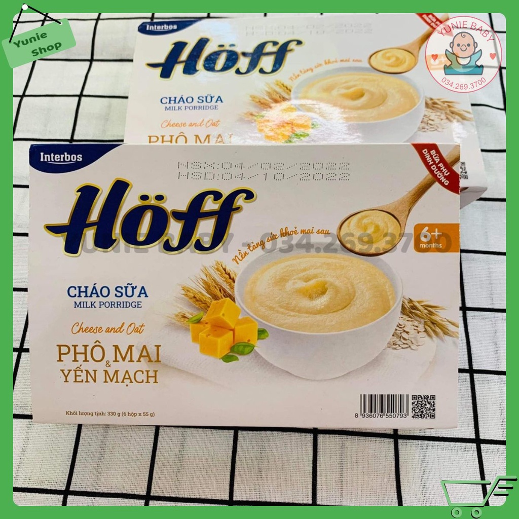 Cháo Sữa Phô Mai - Yến Mạch Hoff cho bé