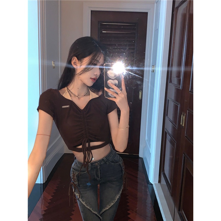 Áo Thun COZOK Tay Ngắn Thiết Kế Khoét Lỗ Thời Trang Cá Tính