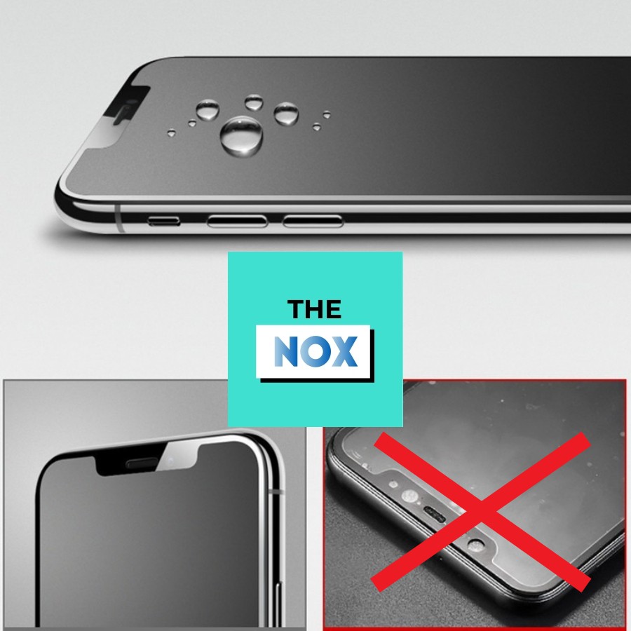 Kính Cường Lực IPhone Nhám Full Màn Chống Vân Tay IPhone 6/7/8/Plus/X/XR/XsMax/11/12/13/Pro/Max [The Nox]
