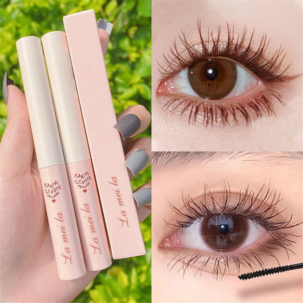 Mascara 1 Đầu Cọ Nhỏ Không Nhòe Chống Mồ Hôi Làm Dài Dày Và Cong Mi