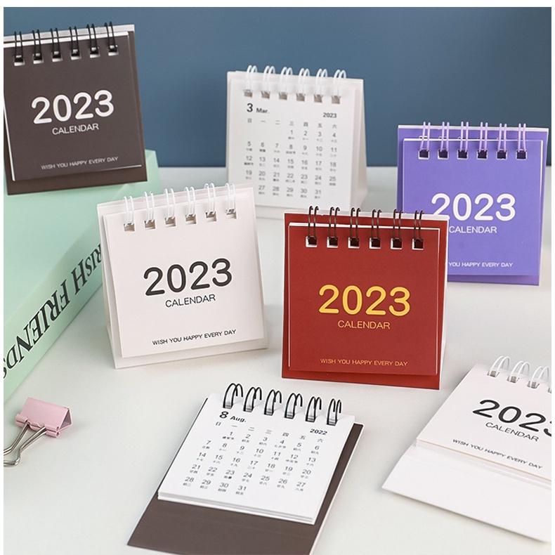 Lịch để bàn mini 2023 (Từ tháng 7.2022) loại nhỏ SR045
