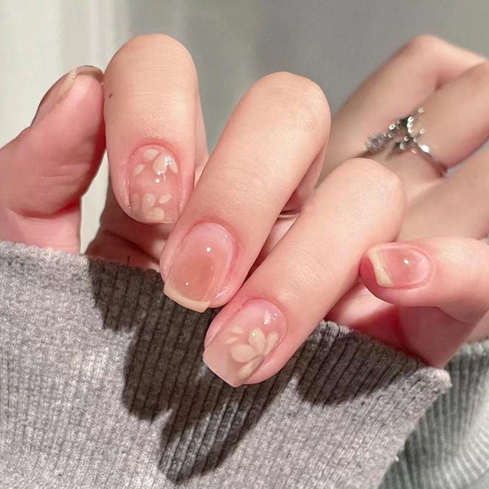 Bộ Móng Tay Giả Hình Hoa Anh Đào Nhật Bản Cho Nữ