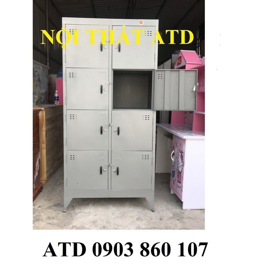 Tủ hồ sơ văn phòng - tủ locker sắt đựng đồ cá nhân cho nhân viên y hình 100%