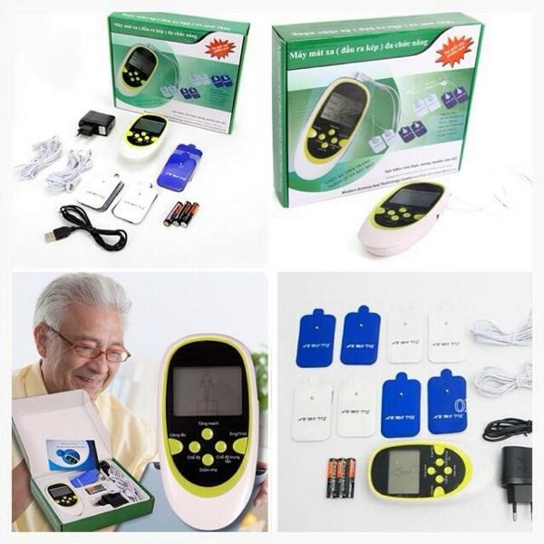 Máy massage trị liệu xung điện 8 miếng dán VT01 hồi phục chức năng vận động thần kỳ