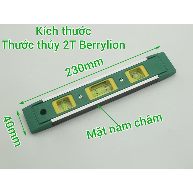 Thước thủy mini 2 tấc Berrylion