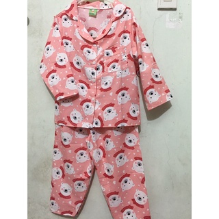 Bộ Pijama Dài Tay Quần Dài cho bé gái 4-5 tuổi