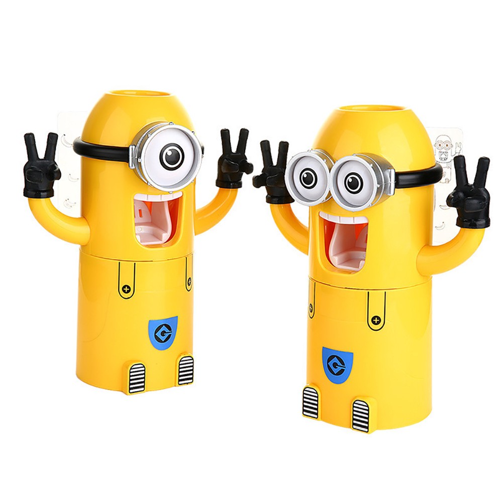 Dụng cụ lấy kem đánh răng tự động hình Minion dễ thương