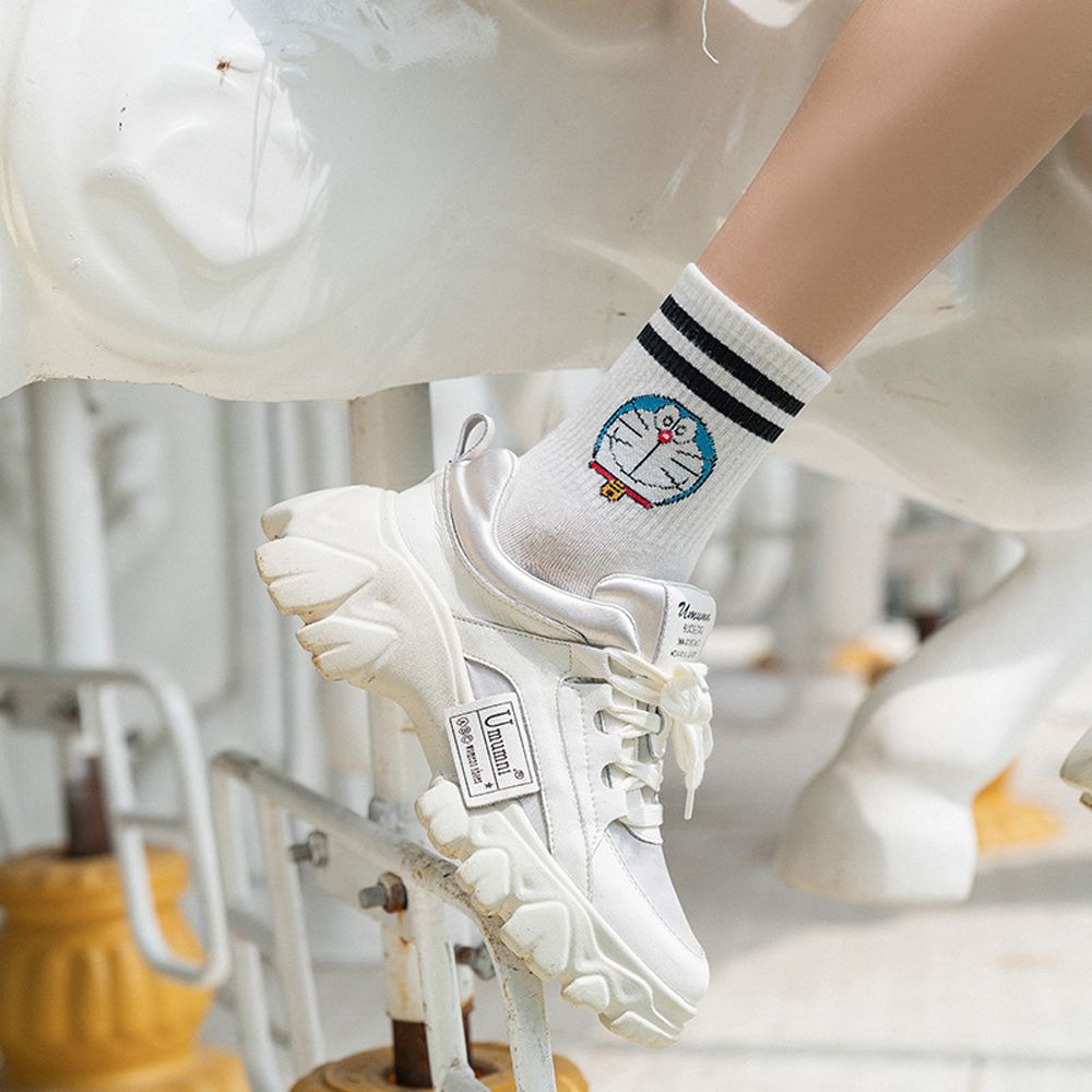 Đôi vớ họa tiết mèo máy Doraemon đáng yêu dành cho nữ